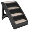 vidaXL Hundetreppe Klappbar Schwarz 62x40x49,5 cm Produktbild-Vorschau 1