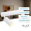Deckenleuchte schwenkbar weiß Deckenstrahler Wandleuchte 2x Produktbild-Vorschau 7