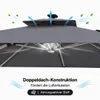 PURPLE LEAF Sonnenschirm mit LED Solar Beleuchtung Produktbild-Vorschau 10