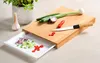 Bambusowa deska do krojenia z wyciąganą tacką, 34 x 24 cm, Podgląd zdjęcia produktu 2
