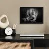 MuchoWow® MuchoWow® Gerahmtes Poster Tierprofil schlafender Produktbild-Vorschau 2