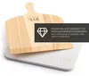 DOLCE MARE Pizzastein beige Inkl. Holz-Pizzaschieber - Produktbild-Vorschau 2