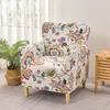 Stretch Armchair Cover Elastický potištěný potah na pohovku Náhled obrázku produktu 4