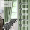 Samt Vorhang 2er Set Ösen Lindgrün 140x145 cm Verdunkelung  Produktbild-Vorschau 2