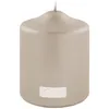 Fink CANDLE, metallic Stumpenkerze, Paraffin, stein, L. 8 Produktbild-Vorschau 1
