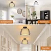 Deckenleuchte Modern Schwarz Metall Deckenlampe E27 Fassung Produktbild-Vorschau 8