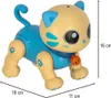 Chat interactif télécommandé RC robot sauteur bleu Voir les images du produit 6
