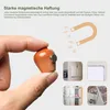 8 Stück 3D Mini Keramik Vase Magnete Kühlschrank, Produktbild-Vorschau 3