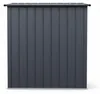 Aga Casetta da giardino 163x182x89 cm Grigio scuro Anteprima dell’immagine prodotto 5