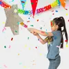 Pinata Zubehör Set | Maske + Schlagstock 43cm Produktbild-Vorschau 7