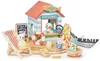 Tender Leaf Toys Strandhaus Sandy, Spielzeug aus Holz, für Anteprima dell’immagine prodotto 1