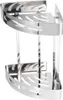 Edelstahl Double-Layer Triangular Corner Dusche Lagerung Produktbild-Vorschau 1