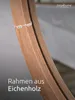 holz4home® Wandspiegel Rund ⌀ 60cm Eichenholzrahmen I Produktbild-Vorschau 2