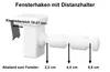 4x Fensterhaken klemmbar mit Distanzhalter, weiß, Produktbild-Vorschau 8