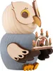 Miniatúrna figúrka Mini sova s oblúkom sviečky ŠxVxH Náhľad obrázku produktu 6