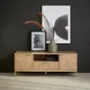 sweeek - TV-Möbel mit Holzdekor in Fischgrät Optik - Natur Produktbild-Vorschau 6