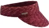 Seeberger Strohborte Schirm Visor in rot