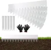 Izrielar Rasenkante mit Spitzen Metall 100 x 20 cm 5m Produktbild-Vorschau 1