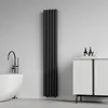 Röhrenheizkörper 'Nore' Schwarz 180x30cm Doppellagig 1122W Produktbild-Vorschau 1
