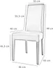 t m c s Tommychairs - 2er Set Moderne Stühle LUISA für Produktbild-Vorschau 2