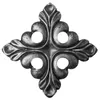 UHRIG Dekorative Rosette aus Stahl Schmiedeeisen Ornament Produktbild-Vorschau 2