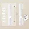 SoBuy Badzimmerschrank Schmal Badezimmer Hochschrank Produktbild-Vorschau 4