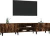 vidaXL TV skříňka kouřový dub 180x31,5x40 cm odvozený Náhled obrázku produktu 4