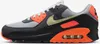 Nike Air Max 90 "Light Smoke Grey Hyper Crimson Limelight" Produktbild-Vorschau 5