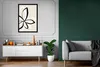 MuchoWow® Gerahmtes Poster Blumen - Abstrakt - Minimalismus Produktbild-Vorschau 5
