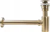 A brass siphon bottle trap with a click-clack drain. Produktbild-Vorschau