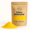 Deko-Sand, geel, 5 kg, geschikt voor vazen, glazen en als Productafbeelding-voorbeeld 1
