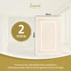 Lavea® 2er Set Badematte 50x80 cm, Badezimmerteppich 100% Produktbild-Vorschau 2