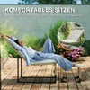 Fauteuil de détente Outsunny en rotin avec repose-pieds, Voir les images du produit 5