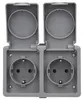 Feuchtraum Doppel-Steckdose McPower "Secure", 250V/16A, Produktbild-Vorschau 3