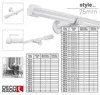 Deco-Raum: asta per tende su misura, modello Style, Anteprima dell’immagine prodotto 8