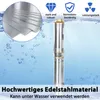 XINZI Tiefbrunnen-Rohrpumpe 370W Edelstahl mit 20m Kabel, Produktbild-Vorschau 3