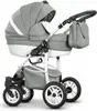 Kinderwagen-Set Craft Eco 4 in 1 in Grau-Weiß - 16 Teile - Produktbild-Vorschau 2