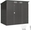 Outsunny Abri de jardin en métal 2,5 m² facile à monter, Voir les images du produit 1