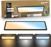 Panneau LED de Salle de bain, noir, rectangulaire, 58x20cm Voir les images du produit 1