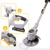 A collage of images showing a cordless trimmer and its components. Náhľad obrázku produktu