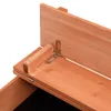 vidaXL Sandkasten Tannenholz 95×90×15 cm Produktbild-Vorschau 4