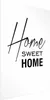 Posterpapier Poster - Black and White: Home Sweet Home Produktbild-Vorschau 1