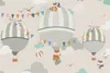 Muralo Vlies Fototapete für Kinderzimmer LUFTBALLONS Tiere Produktbild-Vorschau 2