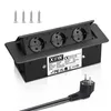 Aluminium Versenkbare Einbausteckdose, 3500W/16A/230V, 3 Produktbild-Vorschau 2