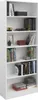 Bibliothèque Hobby 198 cm-5 étagères-blanches Voir les images du produit 3
