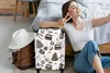 MuchoWow® Koffer Handgepäck Trolley Rollkoffer Kleine Produktbild-Vorschau 2