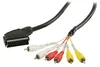 SCART kábel SCART samec - 6x RCA samec 2,00 m Čierny Náhľad obrázku produktu 1
