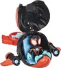 A Miles Morales toy figure is seated inside a black and red vehicle. Anteprima dell’immagine prodotto