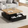 Merax 360° drehbarer Hochglanze Couchtisch, Wohnzimmertisch Produktbild-Vorschau 2
