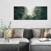 DEQORI Hybrid Leinwand Bild 125x50 cm 'Nebelwaldgeheimnis' Produktbild-Vorschau 3